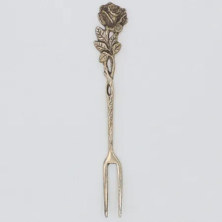 Gaffel modell Rosen 11,3mm Gewe Silvervarufabriken AB, silver 830/1000 Vikt: 10,2 g