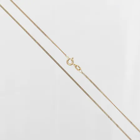 Kedja Pansar, längd 45cm, bredd 1,2mm, Guldfynd Sverige AB, 18K. Vikt: 2,7 g