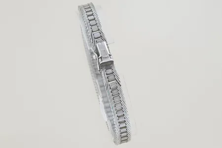 Armband längd 19 cm bredd 7 mm, silver 835/1000 Vikt: 19,4 g