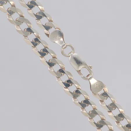 Kedja Pansar längd 50,5cm, bredd 6,5mm, Italy 925/1000 silver Vikt: 18,5 g