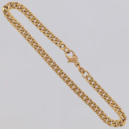 Armband Pansar längd ca 21cm, bredd 4,3mm, repigt lås, 18K Vikt: 6,2 g