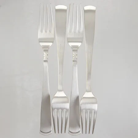4 Matgafflar Rosenholm 18,9cm, MEMA - GAB år 2014, Vikt: 203,9 g