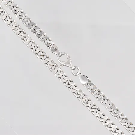 Kedja Pansar längd 47,5cm bredd 5,5mm GHA silver 925/1000 Vikt: 27 g