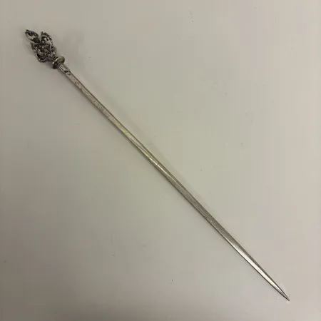 Brevsprätt/spett, längd 30cm, 800/1000 silver Vikt: 46 g
