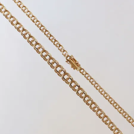 Collier doserad Bismarck 51cm bredd 3-6mm 18K Vikt: 16,9 g