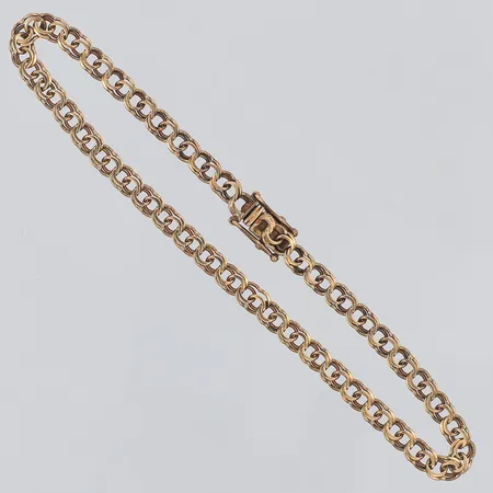 Armband Bismarck längd 19,5cm bredd 3,8mm Guldfynd, 18K Vikt: 4,9 g
