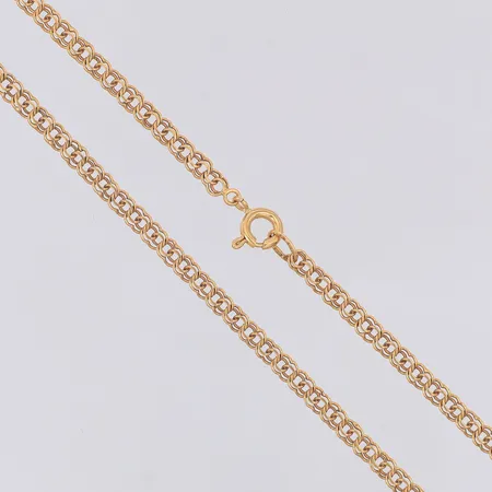 Collier Bismarck längd 48,5cm bredd 3mm, kattfot, 18K Vikt: 7,1 g