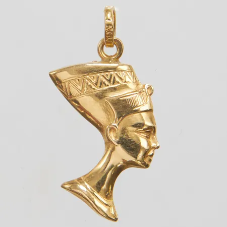 Hänge Nefertiti 26,5x15mm, ihåligt, 18K Vikt: 1,6 g