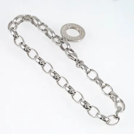 Armband Thomas Sabo längd 21cm (går att låsa i alla länkar till valfri längd) bredd 2,4-6,2mm, silver 925/1000 16,0g. 