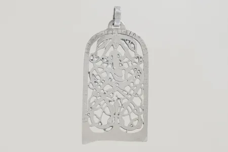 Hänge längd 5x2,5 cm, silver   Vikt: 7,5 g