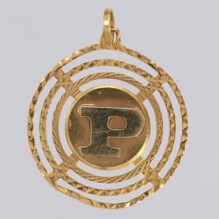 Hänge P, Ø 31mm, 18K Vikt: 4,9 g