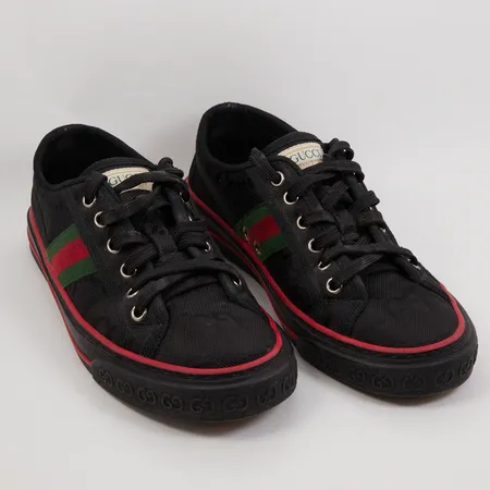 1 Par Skor Gucci Tennis 1977 Off the Grid, storlek 38, extra skosnören, dustbag, kartong