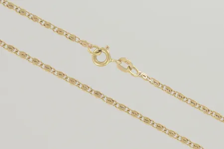 Halskedja längd 50 cm bredd 1,6 mm 18K  Vikt: 5,1 g