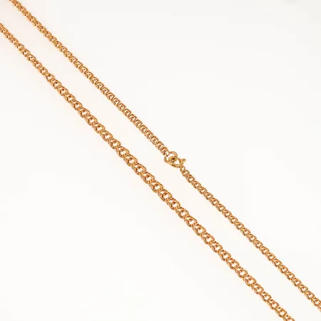 Collier Bismarck längd 45cm bredd 2,7-4mm, 18K 7,4g.