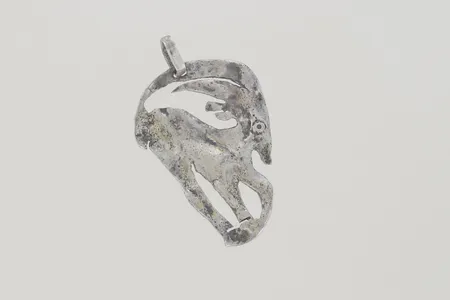 Hänge längd 3,5x2,2 cm, silver  Vikt: 4 g
