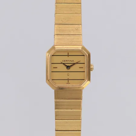 Damur Certina, stål, quartz, refnr 133 2006 26, stållänk, batteribyte krävs, inga tillbehör. 
