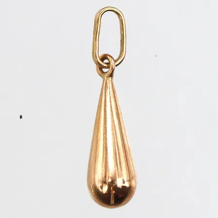 Hänge, längd ca 21mm, bredd ca 5mm, 18K. Vikt: 0,6 g