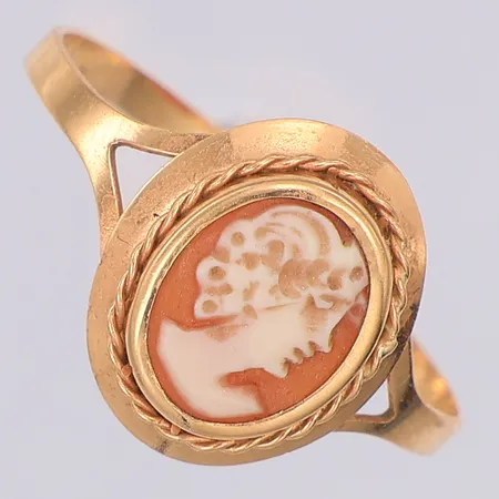 Ring Kamé stl:19¾, FIN, 18K Vikt: 1,5 g