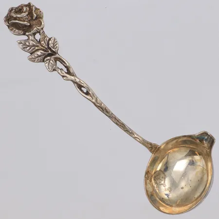 Såssked, längd 11cm, modell Ros, GEWE, 830/1000 silver Vikt: 16 g