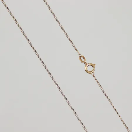 Kedja Pansar 45cm bredd 1,1mm, 18K, Vikt: 2,3 g