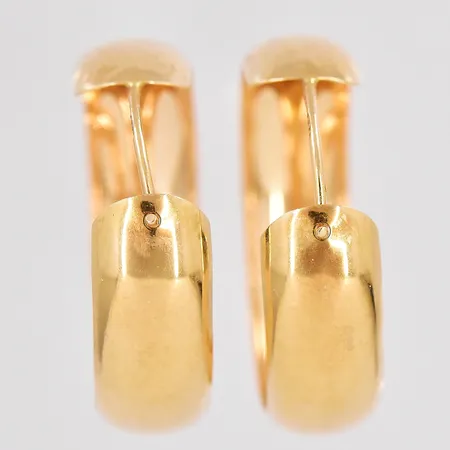 Örhängen Ø 24mm bredd 6,8mm 14K Vikt: 2 g