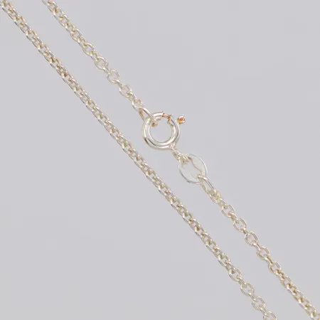 Kedja rundad Ankar, längd 50cm, bredd 1,9mm, Italien, 925/1000 silver Vikt: 4 g