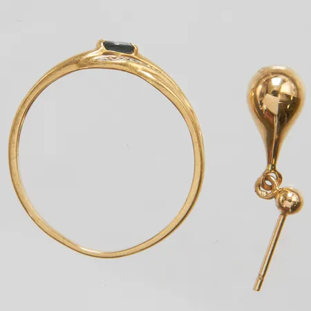 Diverse guld defekta 18K Vikt: 2,1 g