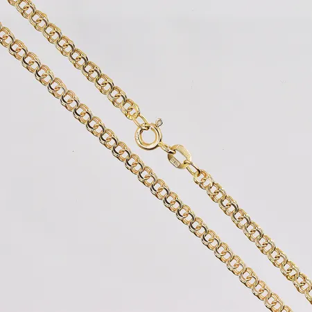 Kedja Bismarck längd 40cm bredd 3mm Guldfynd 18K Vikt: 5,9 g