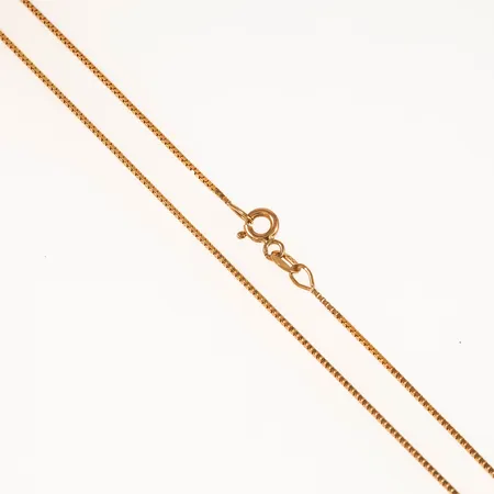 Kedja Venezia längd 50cm bredd 0,8mm, 18K 2,8g. 
