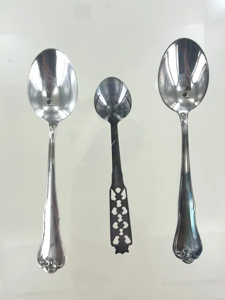 Silverskedar längd 14 cm/12 cm silver Vikt: 61 g