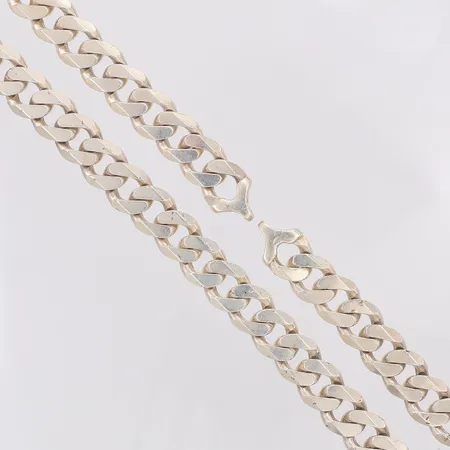 Kedja Pansar längd 55cm bredd 13,1mm, saknar lås, silver 925/1000 Vikt: 133,6 g