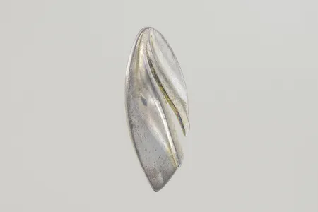 Brosch, höjd 1,5 cm längd 4 cm, silver 925/1000  Vikt: 4 g