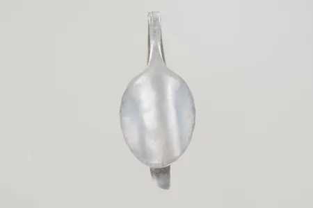 Slipshållare längd 5,5x2,5 cm, silver   Vikt: 8,9 g