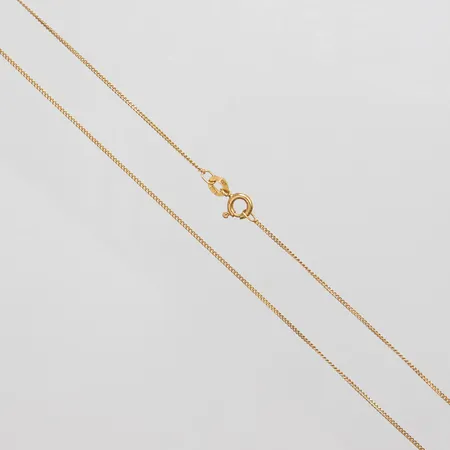 Kedja Pansar längd ca 37cm, bredd 1mm, 18K Vikt: 1,7 g
