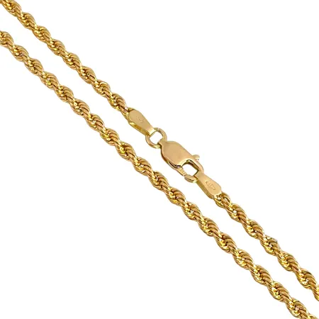 Halskedja Cordell i 18K guld Guldfynd (GHA), längd 46,0 cm, diameter 2,5 mm, fint skick Vikt: 5 g