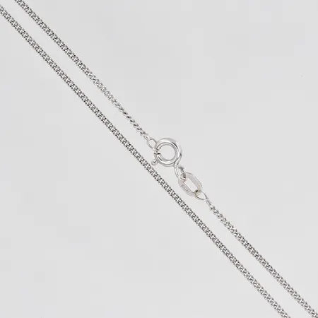Kedja Pansar längd 42cm bredd 1,2mm vitguld GHA 18K Vikt: 2,5 g