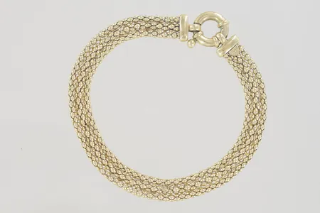 Armband Midas längd 20 cm bredd 0,7 cm, lite ojämn 14K   Vikt: 10,3 g