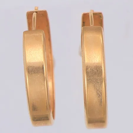Örhängen ca Ø20mm, FIN, 18K Vikt: 1,8 g