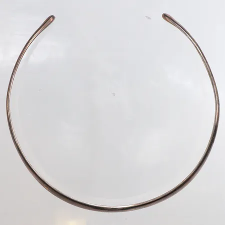 Collier stel David Andersen, Ø12 mm, bredd ca 2,5-10mm, 925/1000 silver. Vikt: 42,4 g