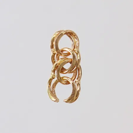 Del av armband Bismarck 1cm bredd 4mm 18K Vikt: 0,3 g