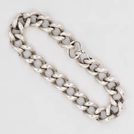Armband längd 25cm bredd 14mm silver Vikt: 105,9 g