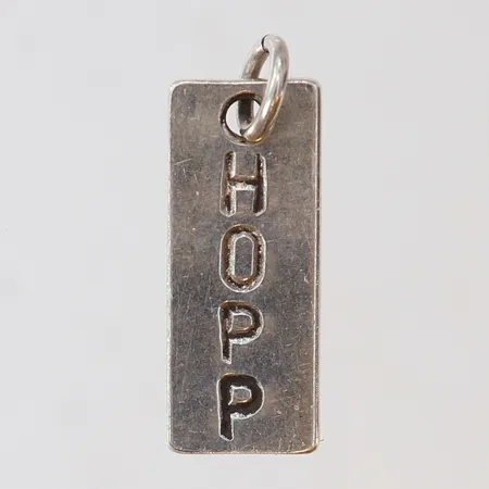 Hänge "hopp" 18x8mm Silver 925/1000 Vikt: 2,5 g