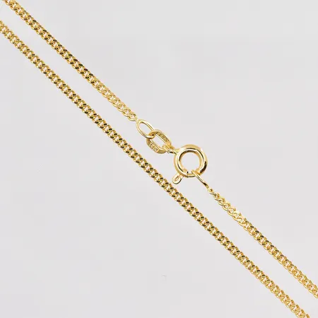 Kedja Pansar längd 43cm bredd 1,6mm 18K Vikt: 4,9 g