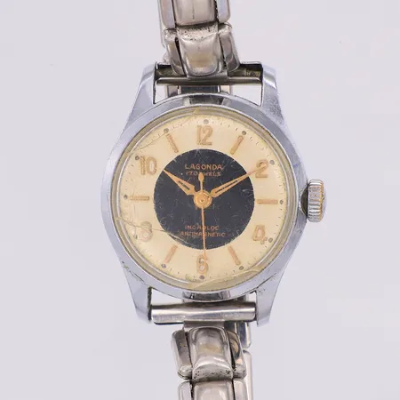 Damur Lagonda stål manuell Ø23mm, 7710, flexarmband Fischer metall, repor, inga tillbehör
