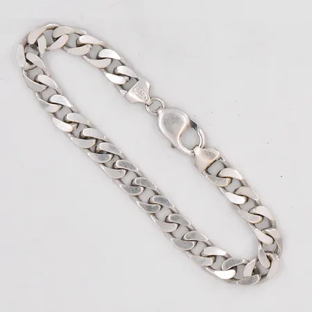 Armband Pansar längd 21cm bredd 7,7mm GHA silver 925/1000 Vikt: 25,2 g