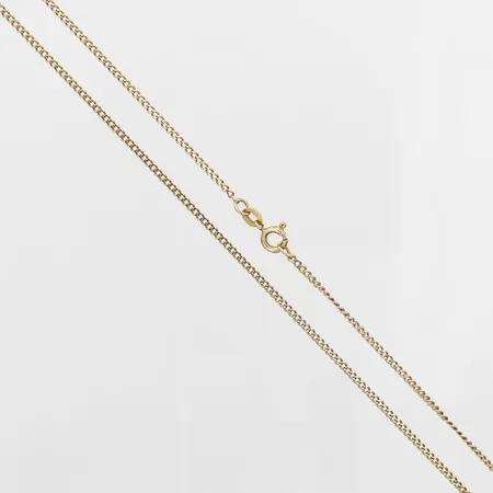 Kedja Pansarlänk längd 65cm, bredd 2mm, 18K guld Vikt: 6,7 g