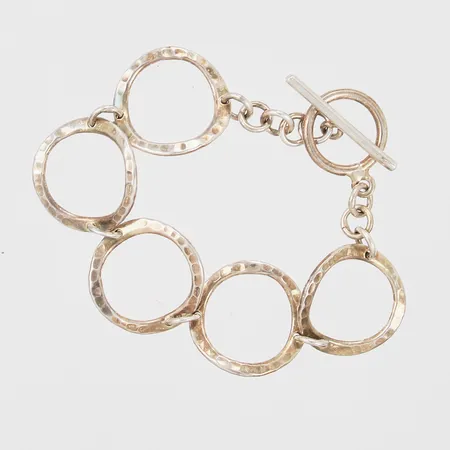 Armband längd 18,5cm, bredd 23mm, silver 925/1000 Vikt: 18,3 g