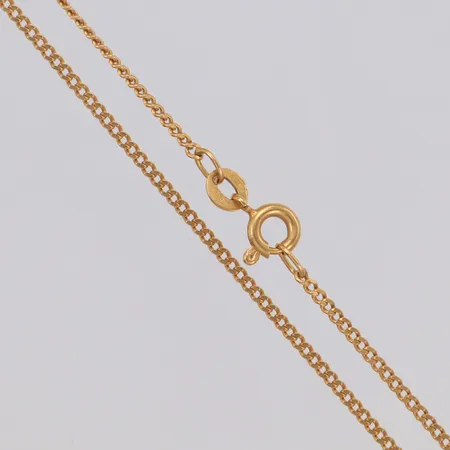 Kedja, Pansar, längd 41cm, bredd 1,4mm, 18K Vikt: 3,4 g