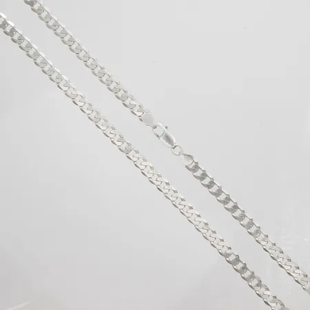 Kedja Pansar manglad, längd: 51cm, bredd: 6,7mm, silver 925/1000 Vikt: 30,3 g