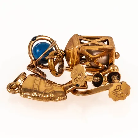 Diverse defekt guld 18K 4,0g. 